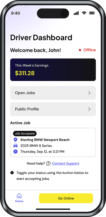 become a driver of Auzo